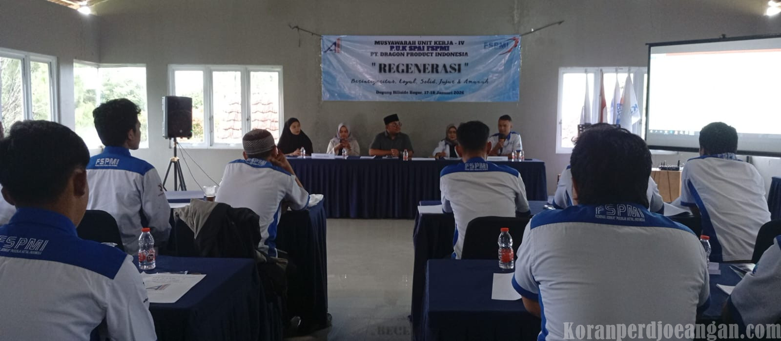 Perkuat Kapasitas Kader, PUK SPAI FSPMI PT DPI Sambut Sosialisasi Pendidikan Hukum UNSURYA di Agenda MUSNIK