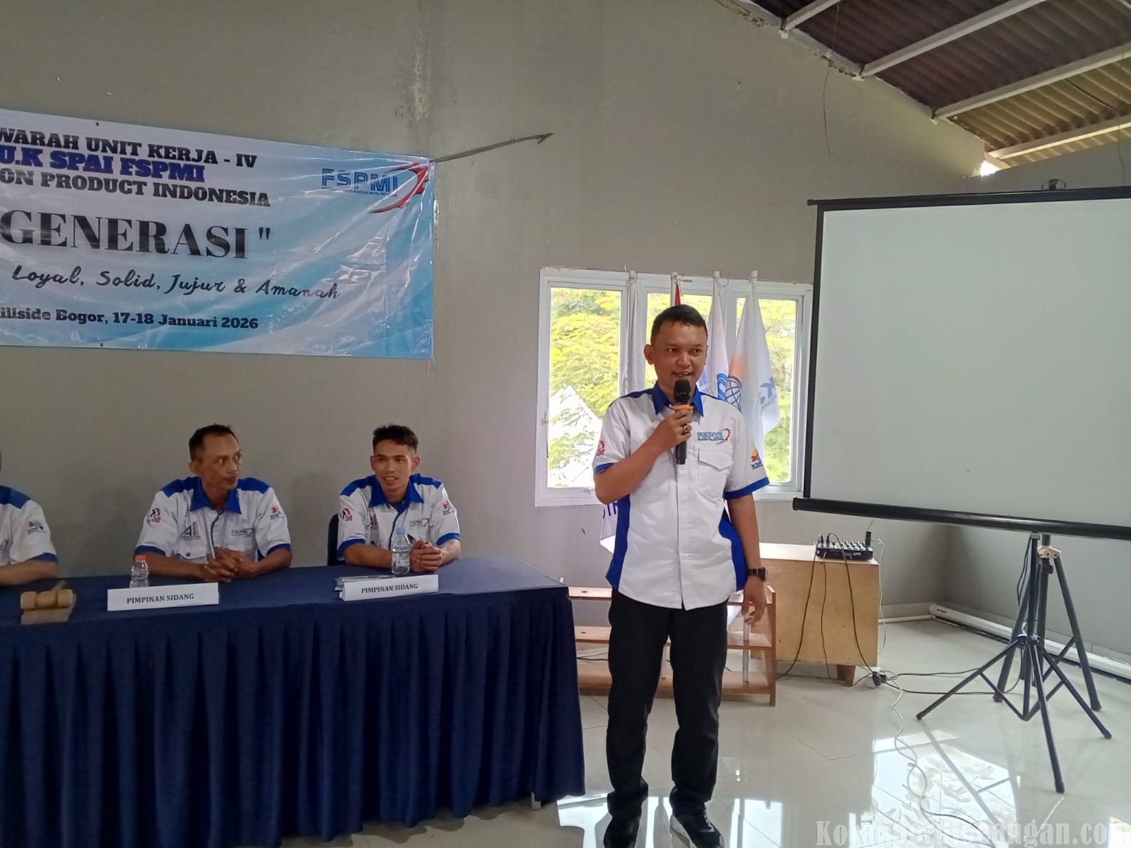 Sekretaris PC SPAI FSPMI Bogor Tutup MUSNIK PUK SPAI FSPMI PT DPI