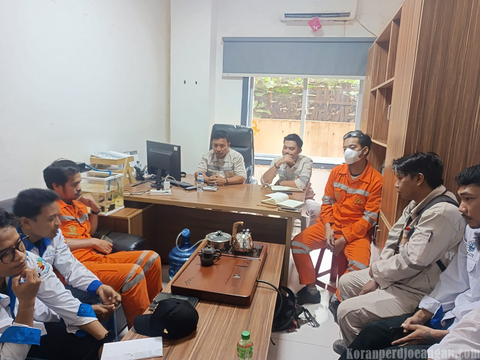 PUK SPL FSPMI PT. ITSS dan Manajemen Bahas Isu K3 di Departemen Ferronickel