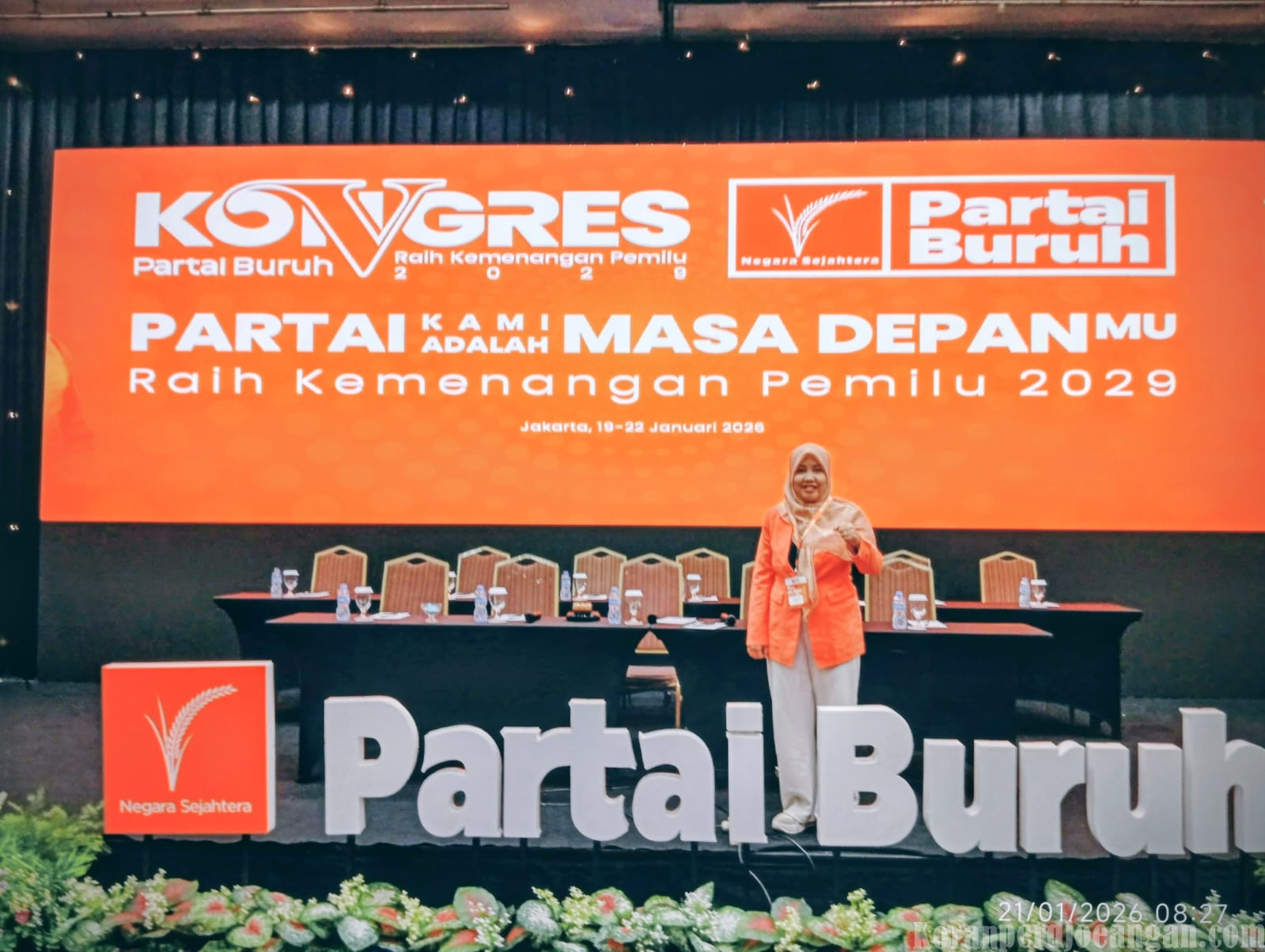 Lia Mayangsari Tegaskan Soliditas Exco Lumajang Dukung Said Iqbal dalam Kongres V Partai Buruh