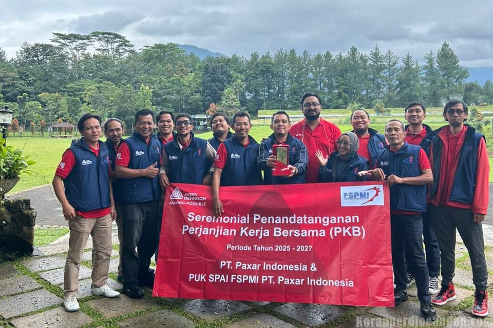 FSPMI dan Manajemen PT. Paxar Indonesia Tandatangani PKB Periode 2025 – 2027