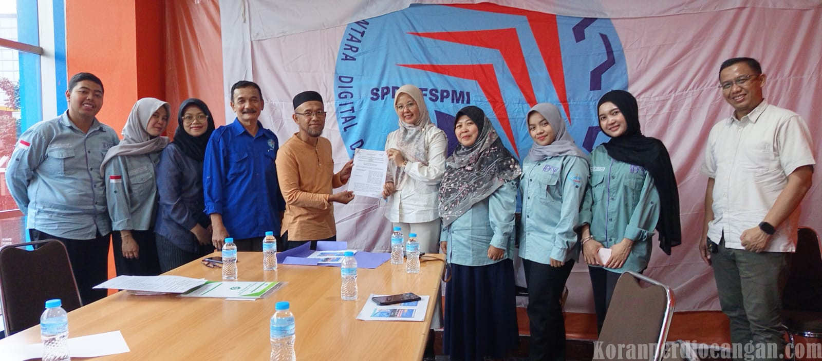 DPP FSPMI Terima Kunjungan Mahasiswa Psikologi Universitas Buana Perjuangan Karawang
