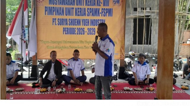 PUK SPAMK FSPMI PT Surya Shuenn Yueh Industry Gelar Musnik VIII, Perkuat Demokrasi Organisasi dan Regenerasi Kepemimpinan