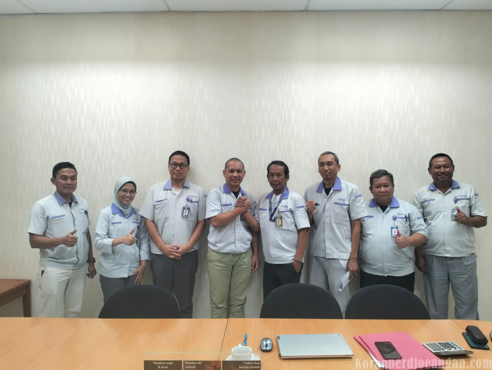 Pasca Putusan MA, Ketua dan Sekretaris FSPMI PT. Yamaha Music Manufacturing Asia Kembali Bekerja