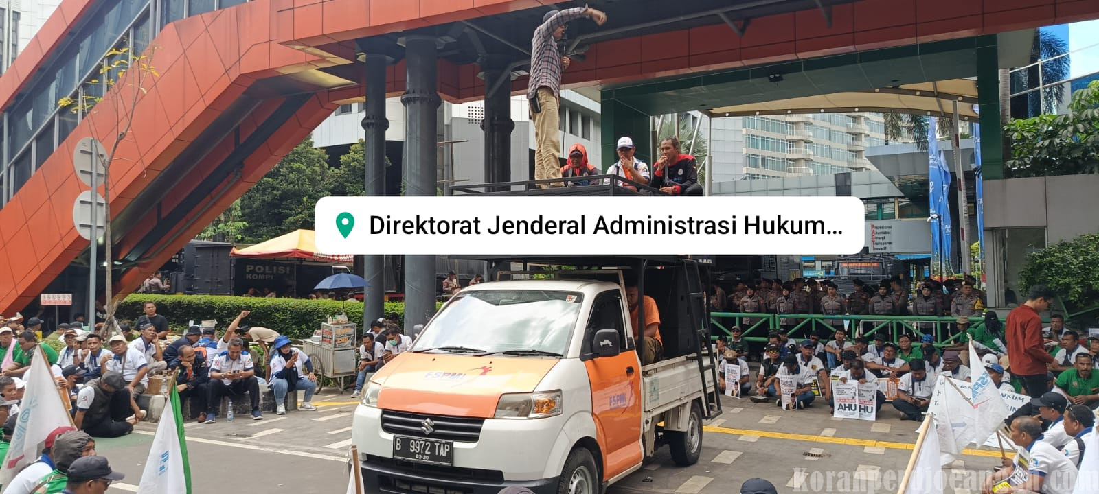 Ratusan Karyawan PT. Pakerin Mojokerto Tuntut Kementerian Hukum Revisi SK