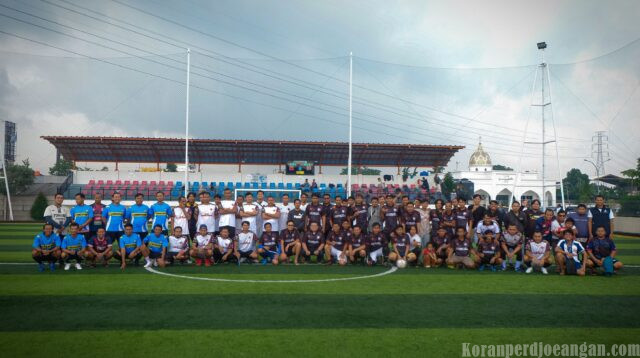 Pererat Solidaritas di Usia ke-14, PUK SPAMK FSPMI PT Fujita Indonesia Gelar Turnamen Mini Soccer Antar Divisi