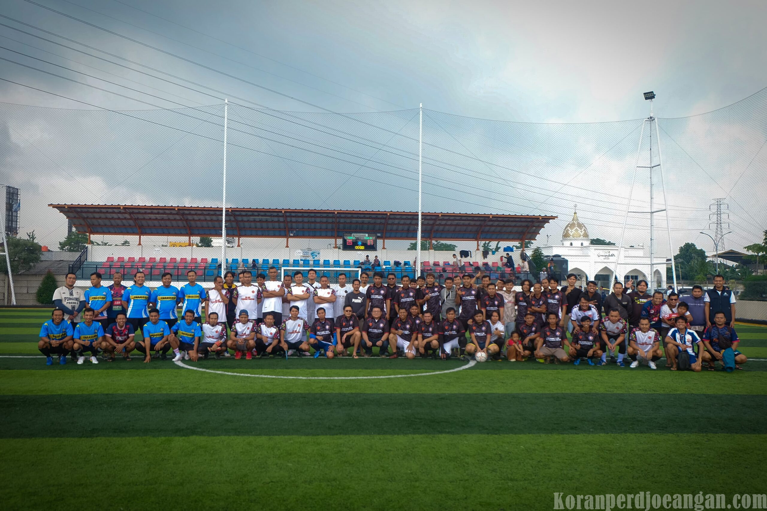 Pererat Solidaritas di Usia ke-14, PUK SPAMK FSPMI PT Fujita Indonesia Gelar Turnamen Mini Soccer Antar Divisi