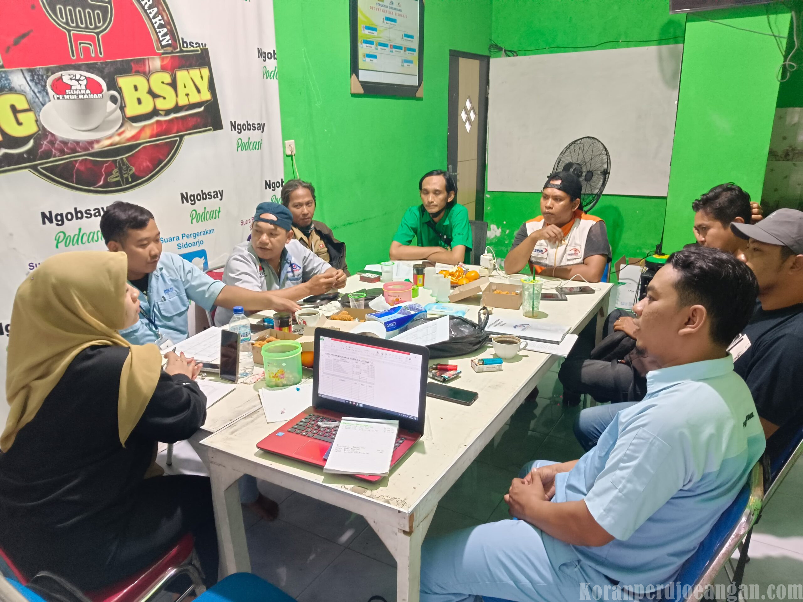 Jamkeswatch Kabupaten Sidoarjo Gelar Rapat Triwulan, Evaluasi Program dan Perkuat Konsolidasi Organisasi