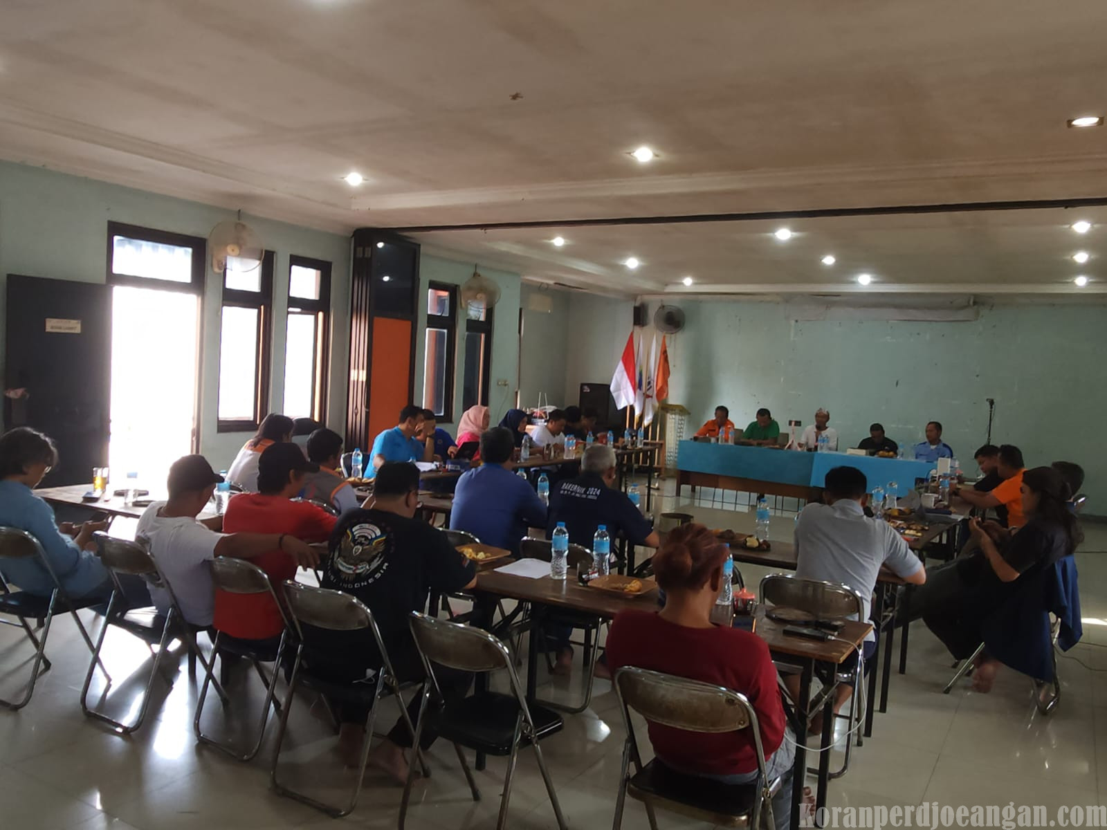 Jelang aksi konvoi motor ke Istana, KC FSPMI Bekasi lakukan rapat yang diperluas ke PUK