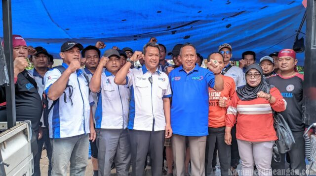 Di Tenda Juang Buruh PT PAKERIN, Jazuli Dukung POLRI Tetap Dibawah Komando Presiden