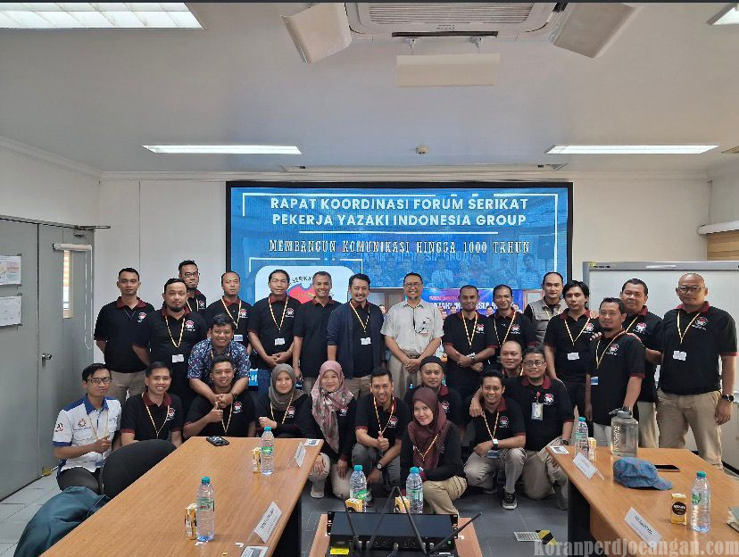 Pengurus PUK SPAMK FSPMI PT JAI Hadiri Rapat Koordinasi Forum Serikat Pekerja Yazaki Indonesia Group