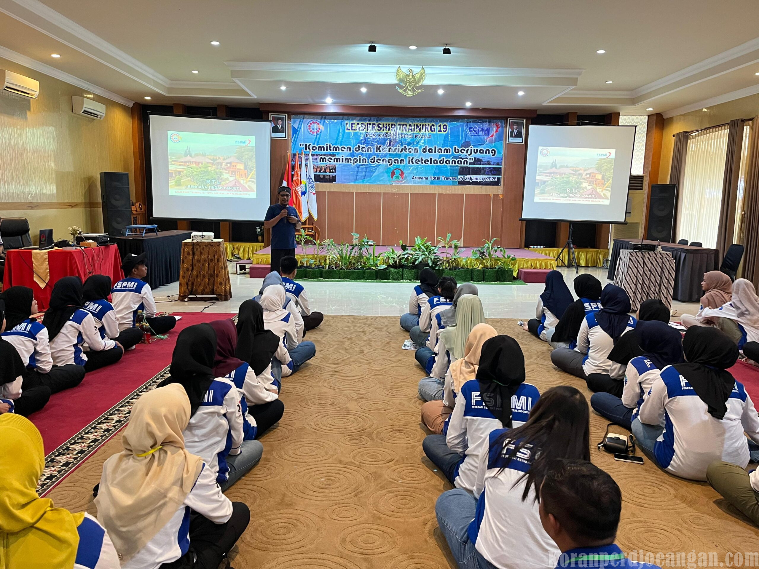 Leadership Training FSPMI PT. SAI : Komitmen dan Konsisten dalam Berjuang Memimpin dengan Keteladanan