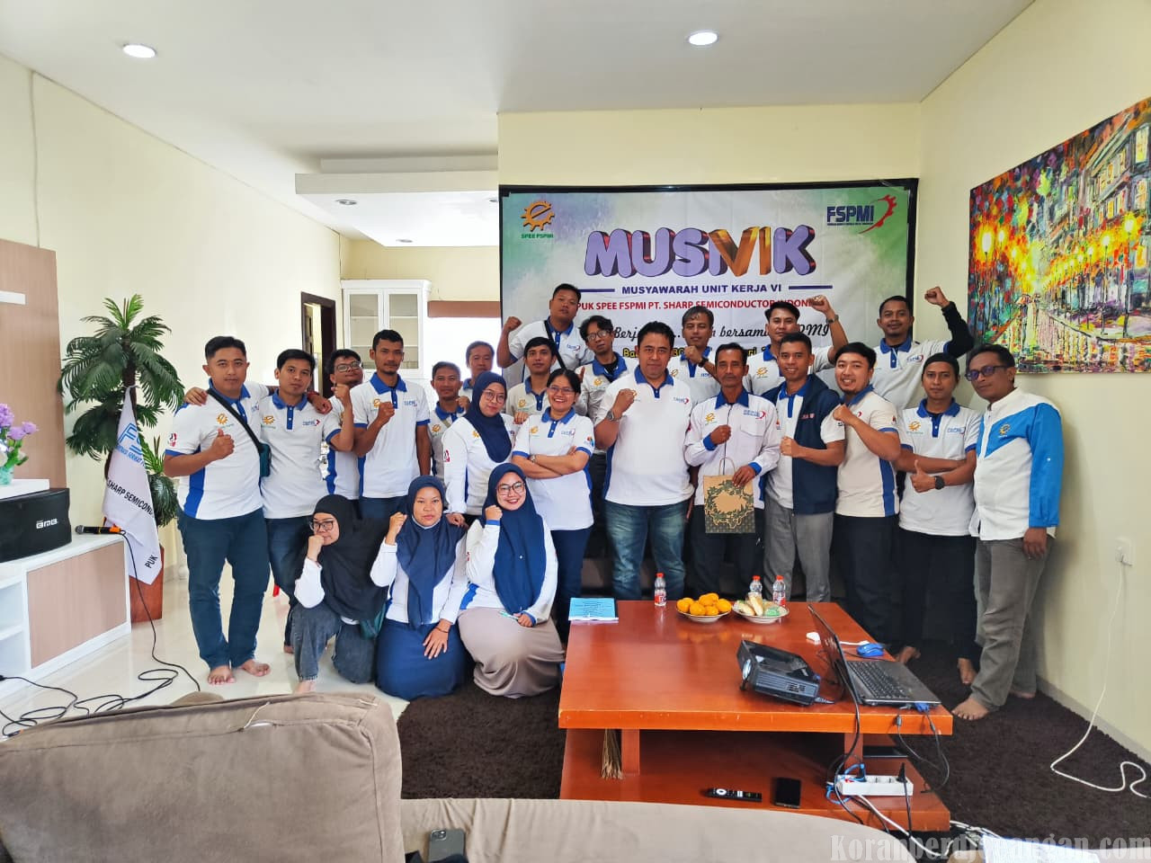 MUSNIK VI PUK SPEE FSPMI PT Sharp: Tetap Berjuang Bersama FSPMI