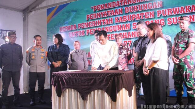 Dukungan Polres Purwakarta Dalam Pembangunan Simpang Susun Tol Cipali