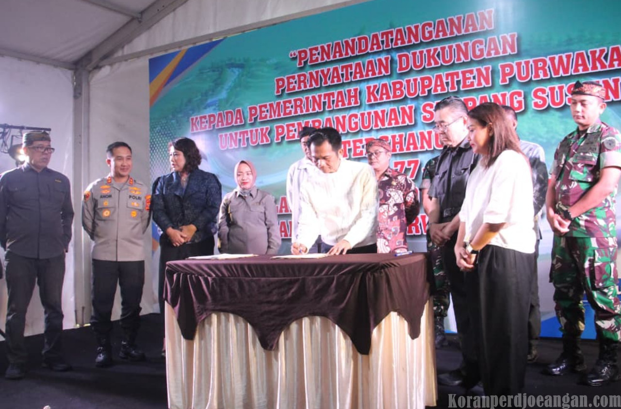 Dukungan Polres Purwakarta Dalam Pembangunan Simpang Susun Tol Cipali