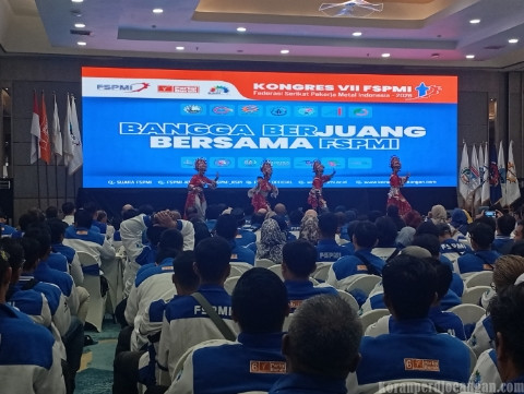 Pemimpin Boleh Berganti, Namun Perjuangan tak Boleh Putus: Film dan Tarian Awali Kongres VII FSPMI