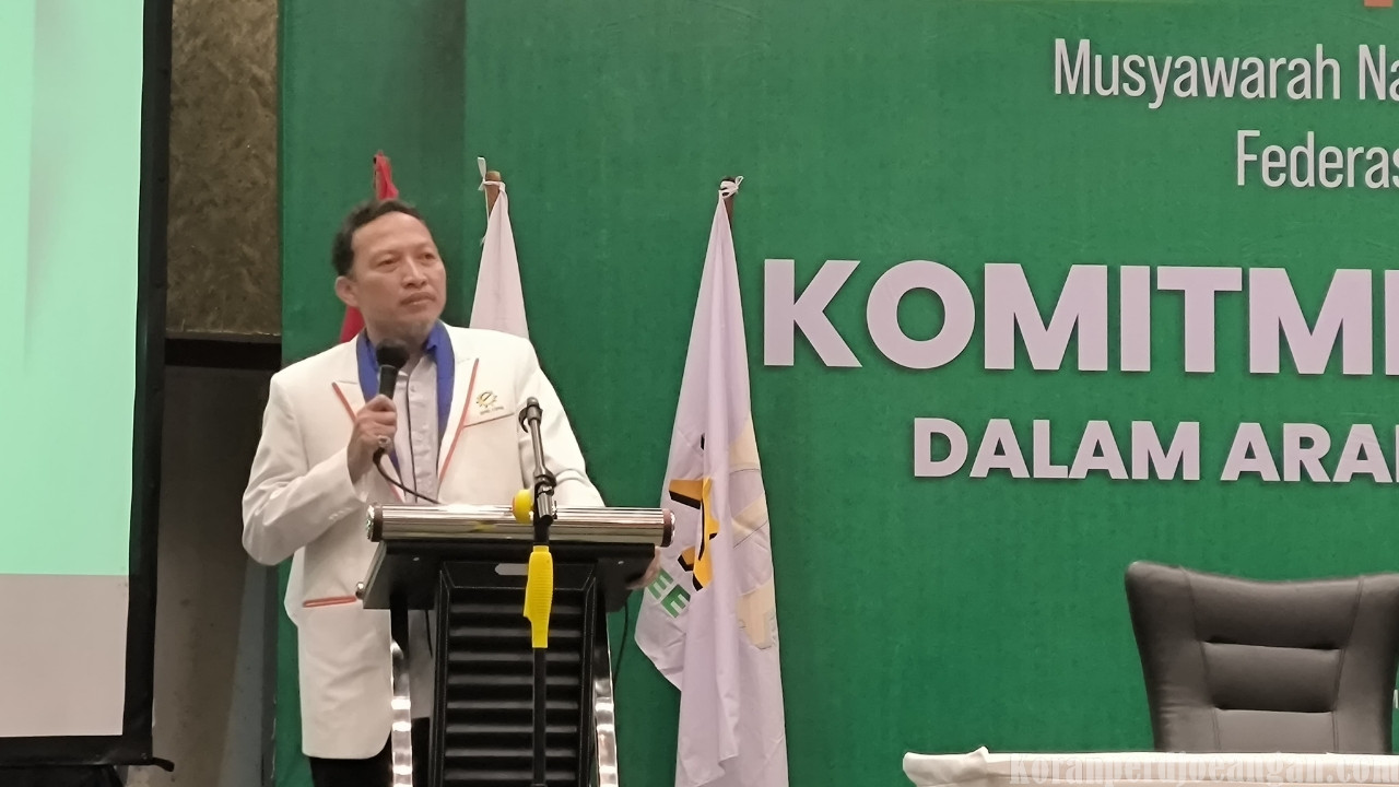 Buka Munas VII SPEE FSPMI, Abdul Bais Soroti Mekanisme Pemilihan Presiden FSPMI