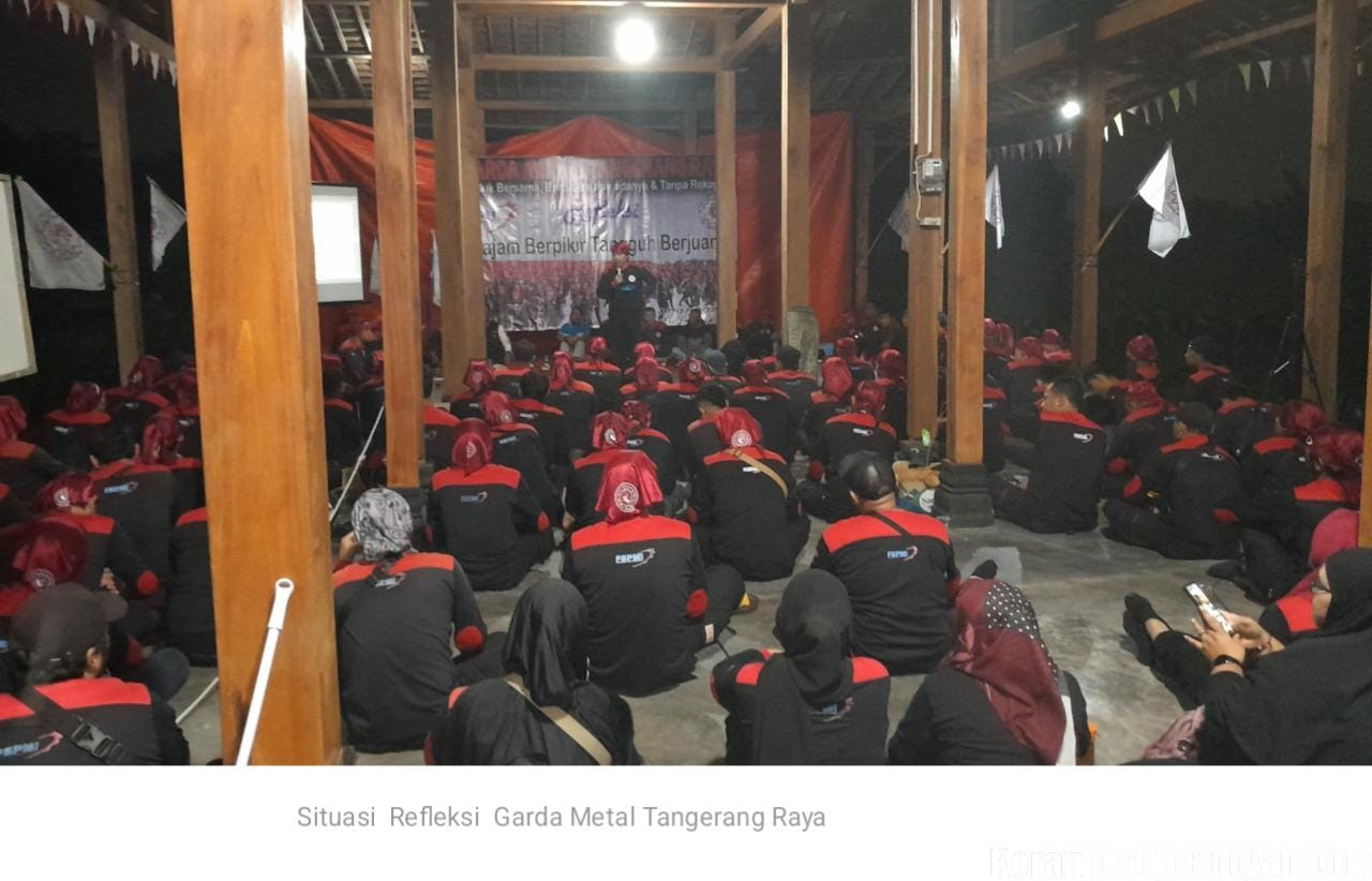 Garda Metal Tangerang Raya Gelar Refleksi Duduk Bersama: Tajam Berpikir, Tangguh Berjuang
