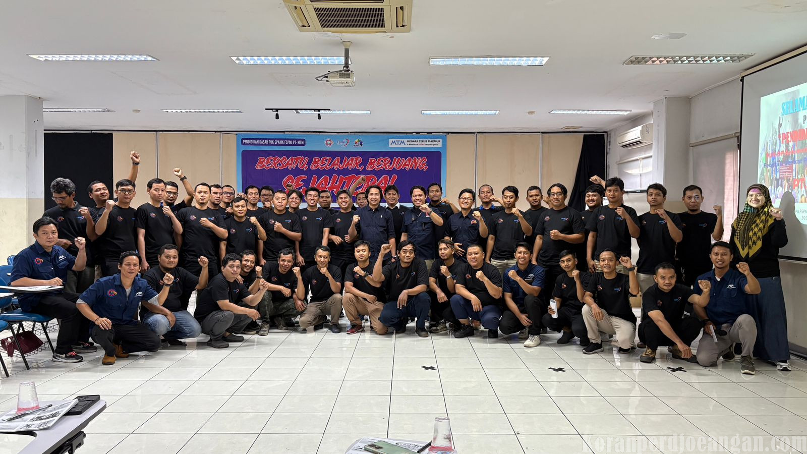 Bekali Anggota Hadapi Perubahan, PUK SPAMK FSPMI PT MTM Gelar Pendidikan Dasar Batch I 2026