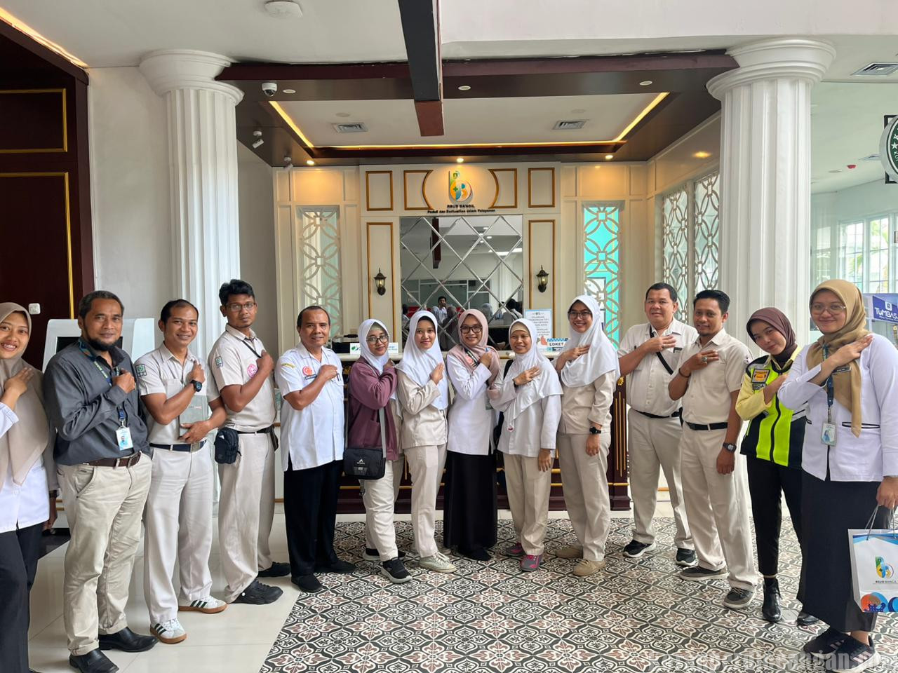 Kunjungan Kerja Manajemen PT JAI dan PUK SPAMK FSPMI PT JAI ke RSUD Bangil Pasuruan