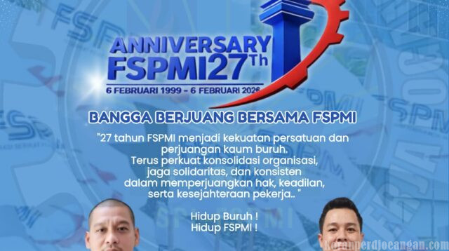 PC SPL FSPMI Kabupaten Karawang Tegaskan Penguatan Konsolidasi di HUT ke-27 FSPMI