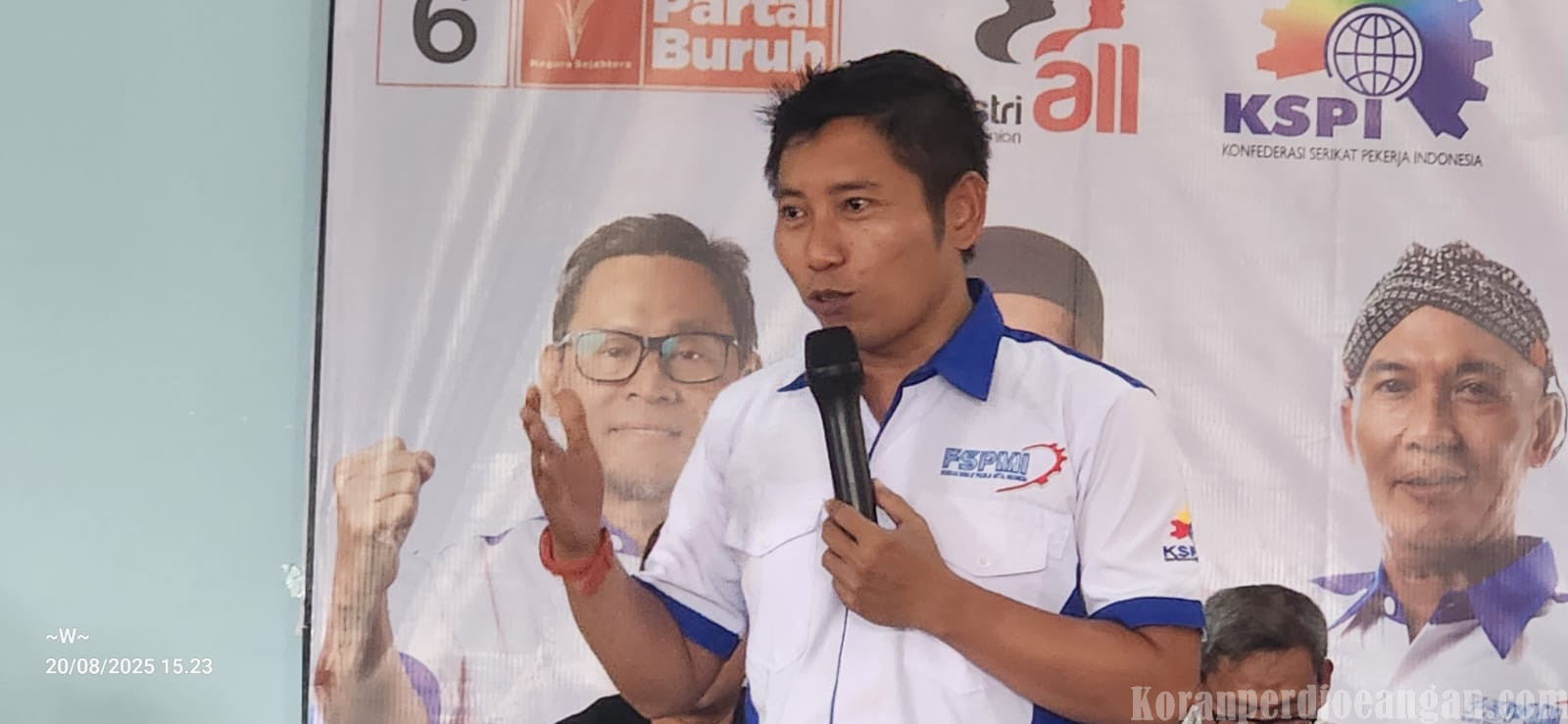 Suparno, S.H; Tegaskan Komitmen Kaderisasi dan Perjuangan di Kongres VII FSPMI