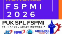 Serikat Pekerja PT. Marsol Abadi Indonesia Ucapkan Selamat dan Sukses Kongres dan Munas VII SPA FSPMI Serikat Pekerja PT. Marsol Abadi Indonesia Ucapkan Selamat dan Sukses Kongres dan Munas VII SPA FSPMI