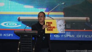 Bebaskan Lee Cheuk Yan! Perwakilan IndustriALL Myanmar Suarakan Solidaritas di Kongres VII FSPMI