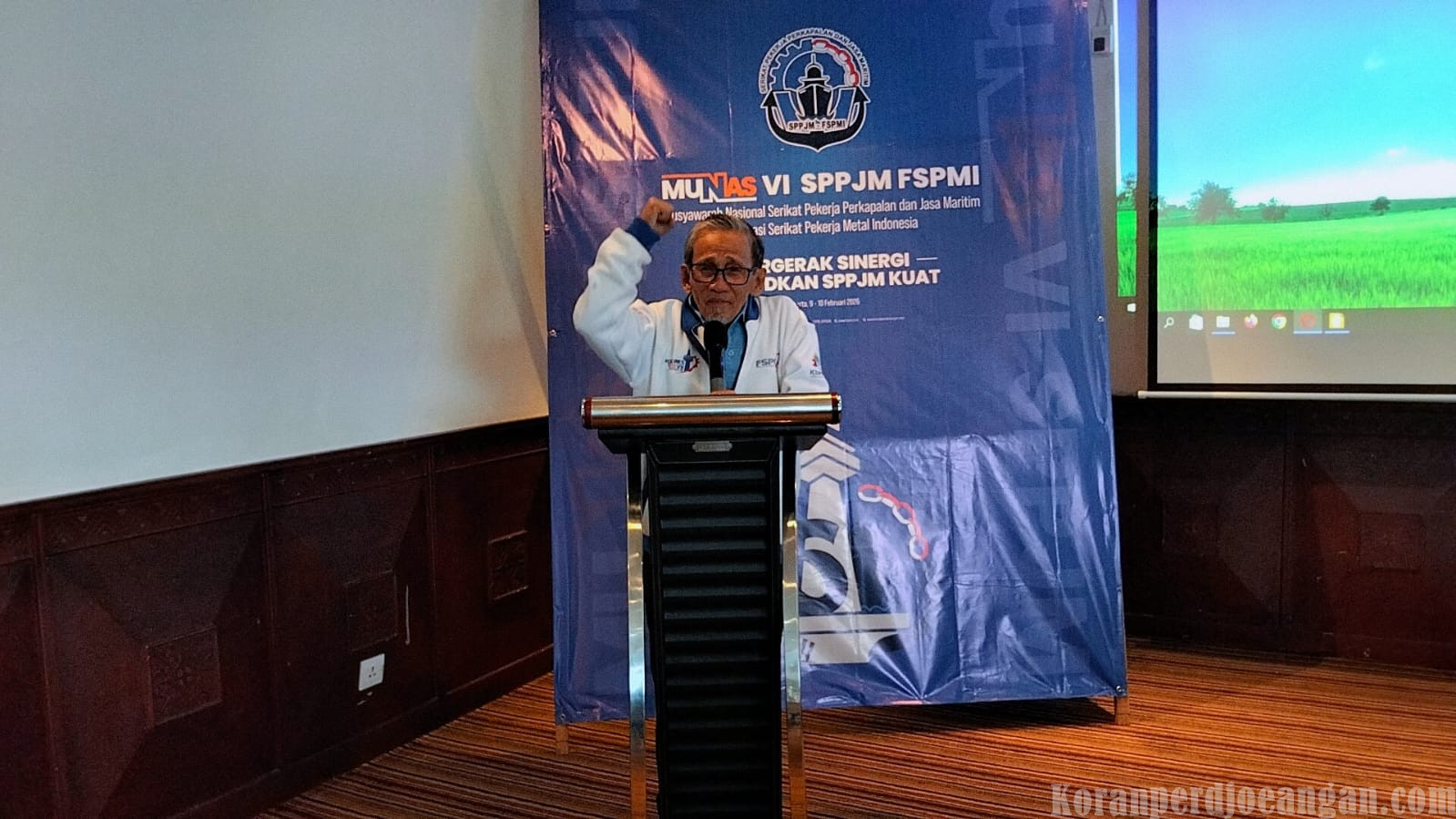 Pendiri FSPMI H. Sulaeman Ibrahim Kobarkan Semangat Perjuangan di Munas VI SPPJM FSPMI