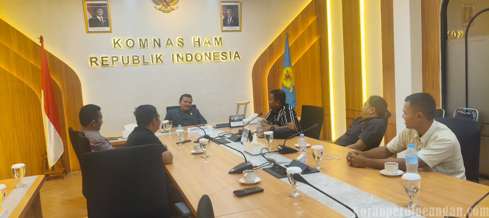 Pasca Mengikuti Kongres FSPMI ke VII, Pengurus FSPMI Labuhanbatu Kunjungi Komnas HAM