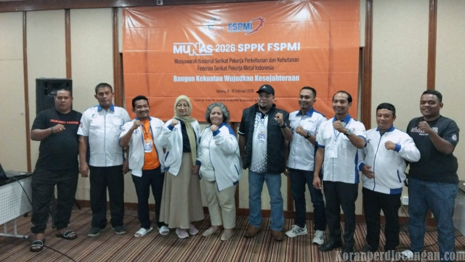 Munas 2026 SPPK FSPMI Catat Sejarah, Ketua KC FSPMI Ketapang Masuk Jajaran Pimpinan Pusat