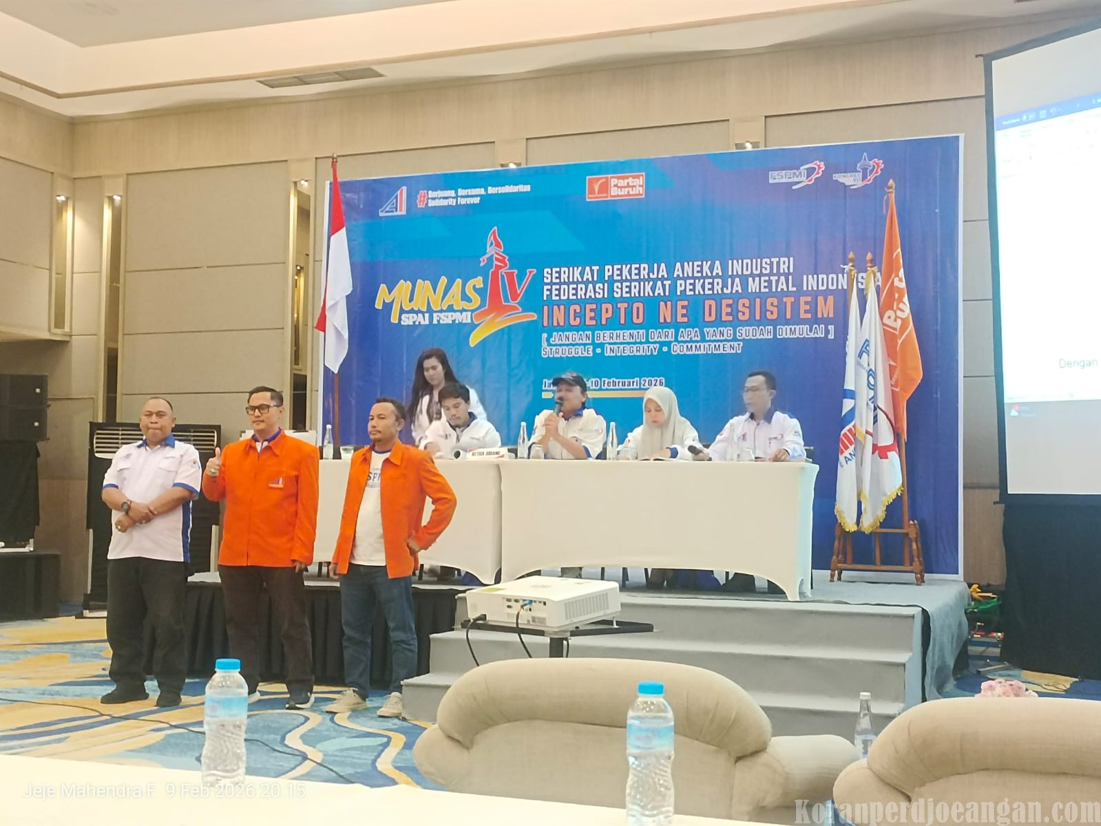 Rahmat Binsar, S.T Terpilih sebagai Ketua Umum PP SPAI FSPMI Periode 2026–2031