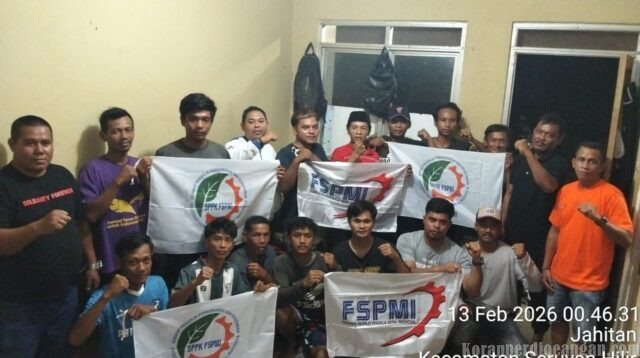 KC FSPMI Ketapang Kukuhkan PUK SPPK FSPMI PT GBSM di Kalimantan Tengah, Perluas Kekuatan Pasca Kongres VII 2026