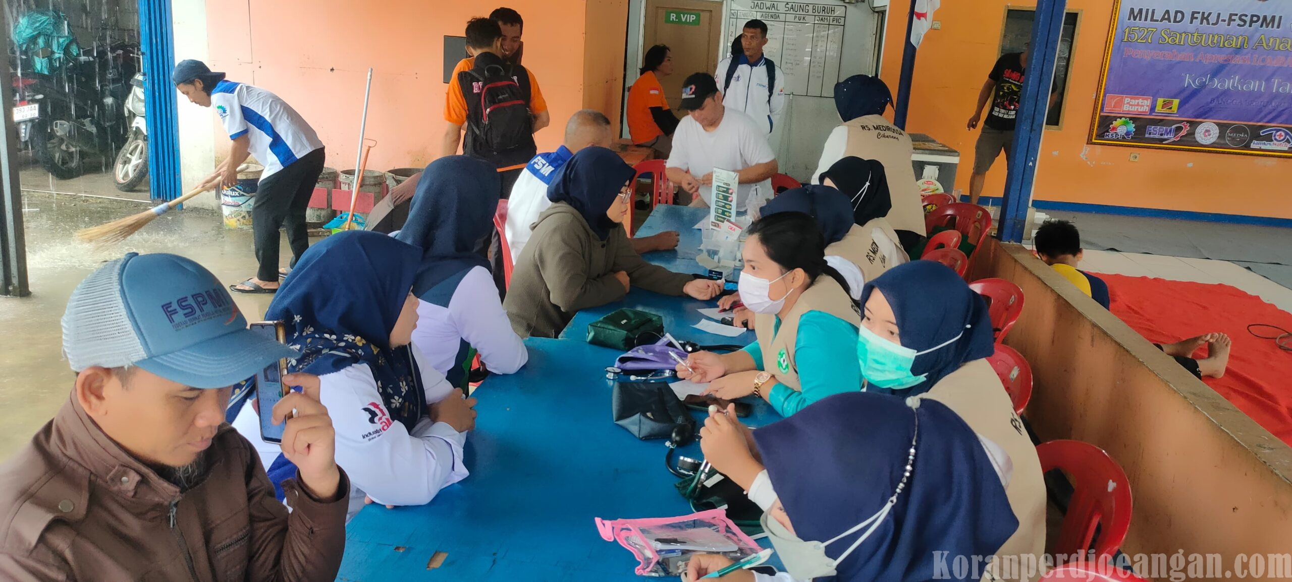 FKJ FSPMI Gandeng RS Medirosa Cikarang Adakan MCU dalam Agenda Milad ke 14