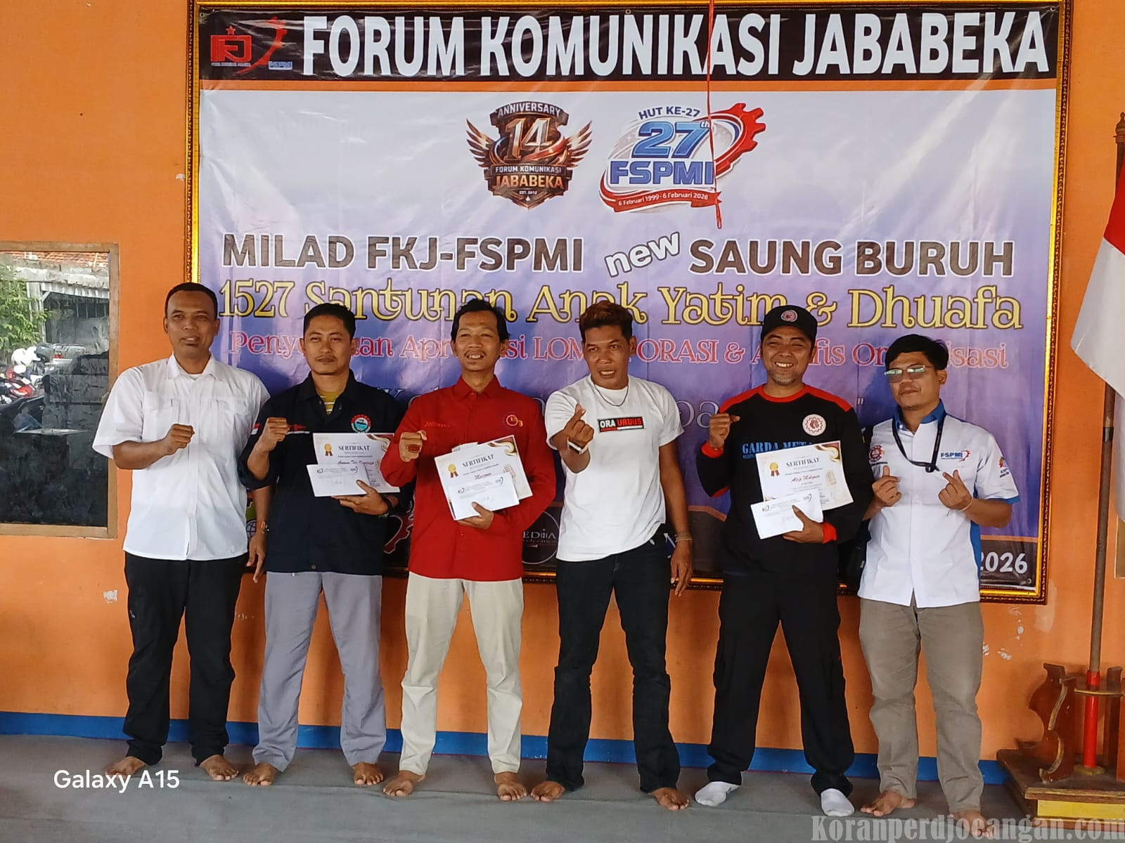 Tak Hanya Santunan Anak Yatim, Panitia Milad 14 FKJ FSPMI Umumkan Juara Lomba Orasi