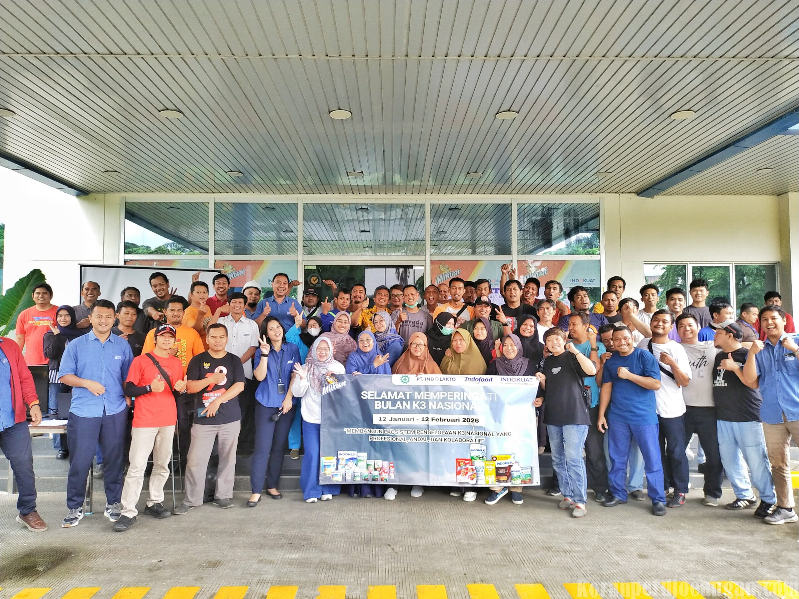 Bersinergi dengan FSPMI, Manajemen PT. Indokuat Sukses Makmur Gelar Peringatan Bulan K3 Nasional 2026