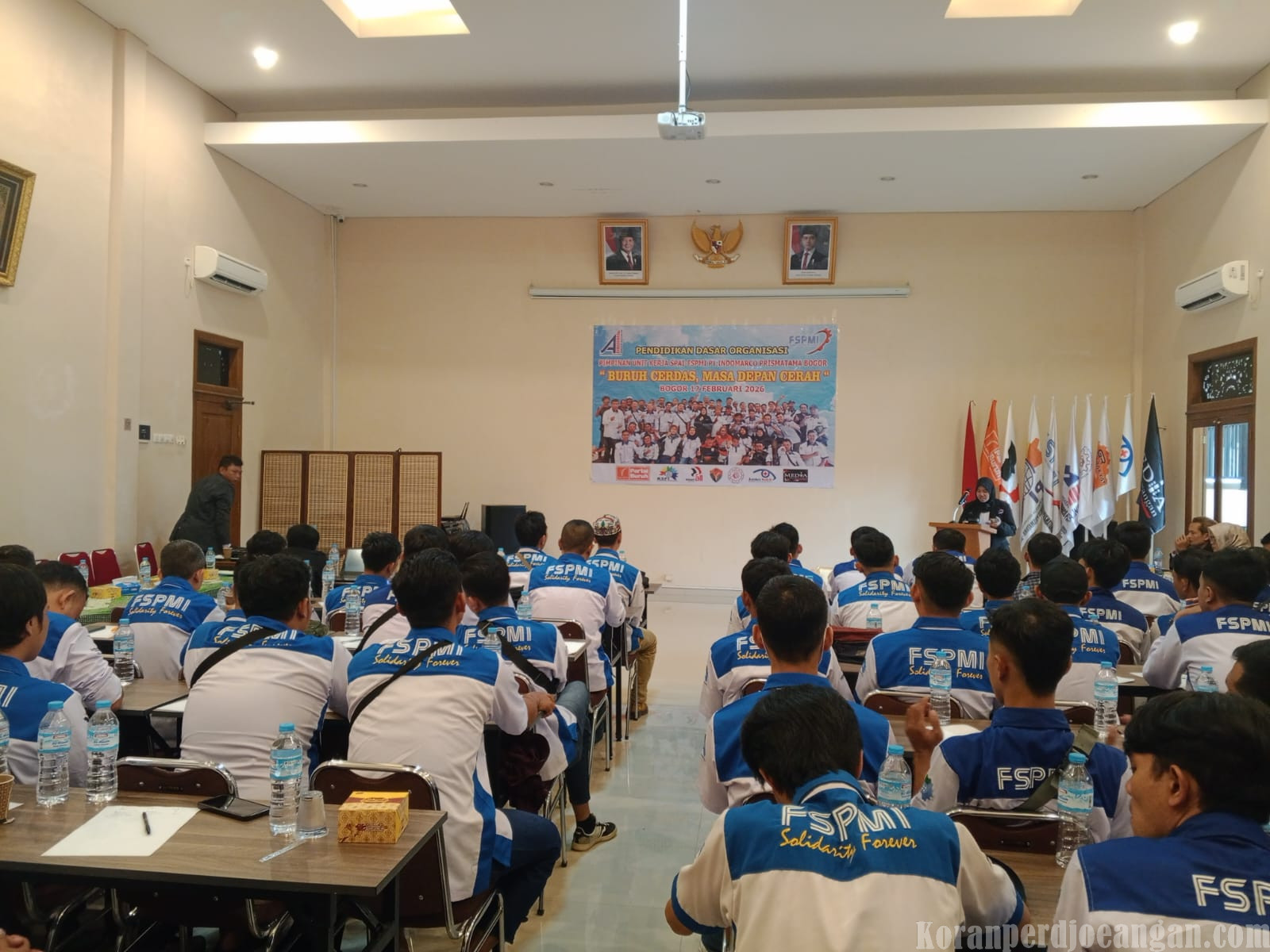 Pendidikan Dasar PUK SPAI FSPMI PT Indomarco Prismatama Bogor: Buruh Cerdas, Masa Depan Cerah