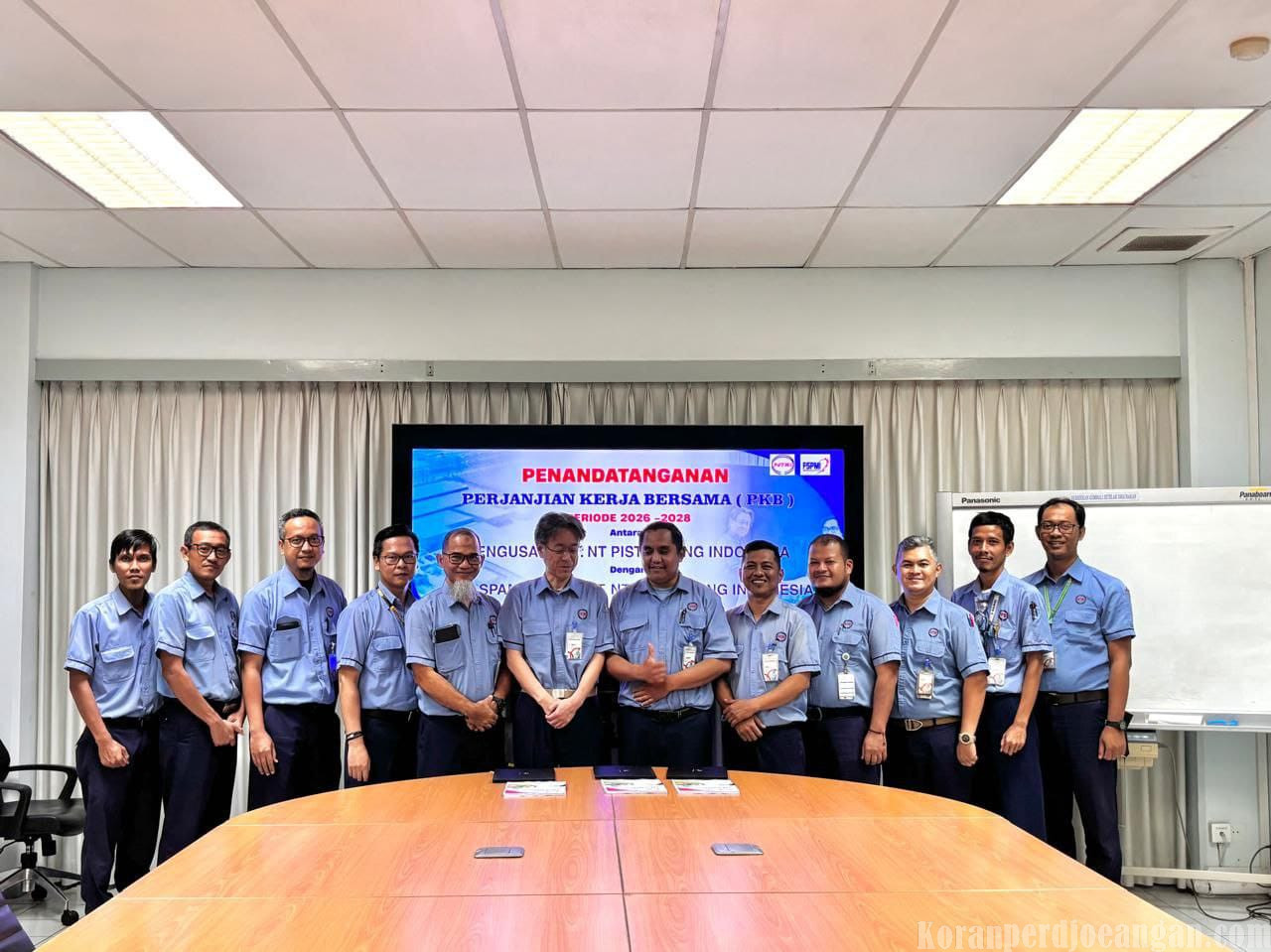 Harmoni Imlek 2026: Manajemen dan PUK SPAMK-FSPMI PT NT Piston Ring Indonesia Resmi Teken PKB Edisi V 2026–2028