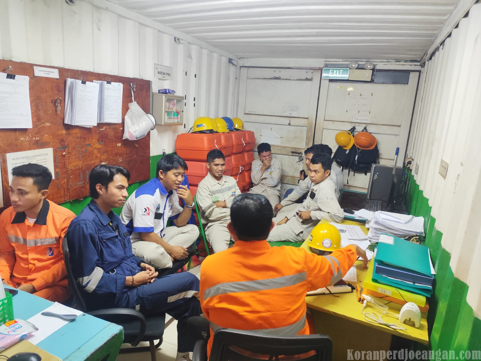 PUK SPLP FSPMI PT. TSI Dorong Manajemen Wujudkan Janji Pembangunan Halte