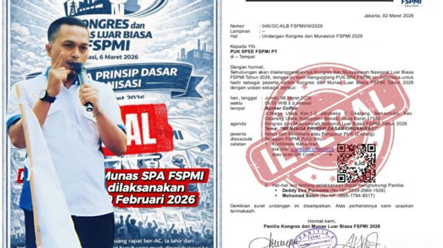 DPW FSPMI Riau Tegaskan Loyalitas pada DPP, Sebut Agenda Munaslub di Bekasi Inkonstitusional