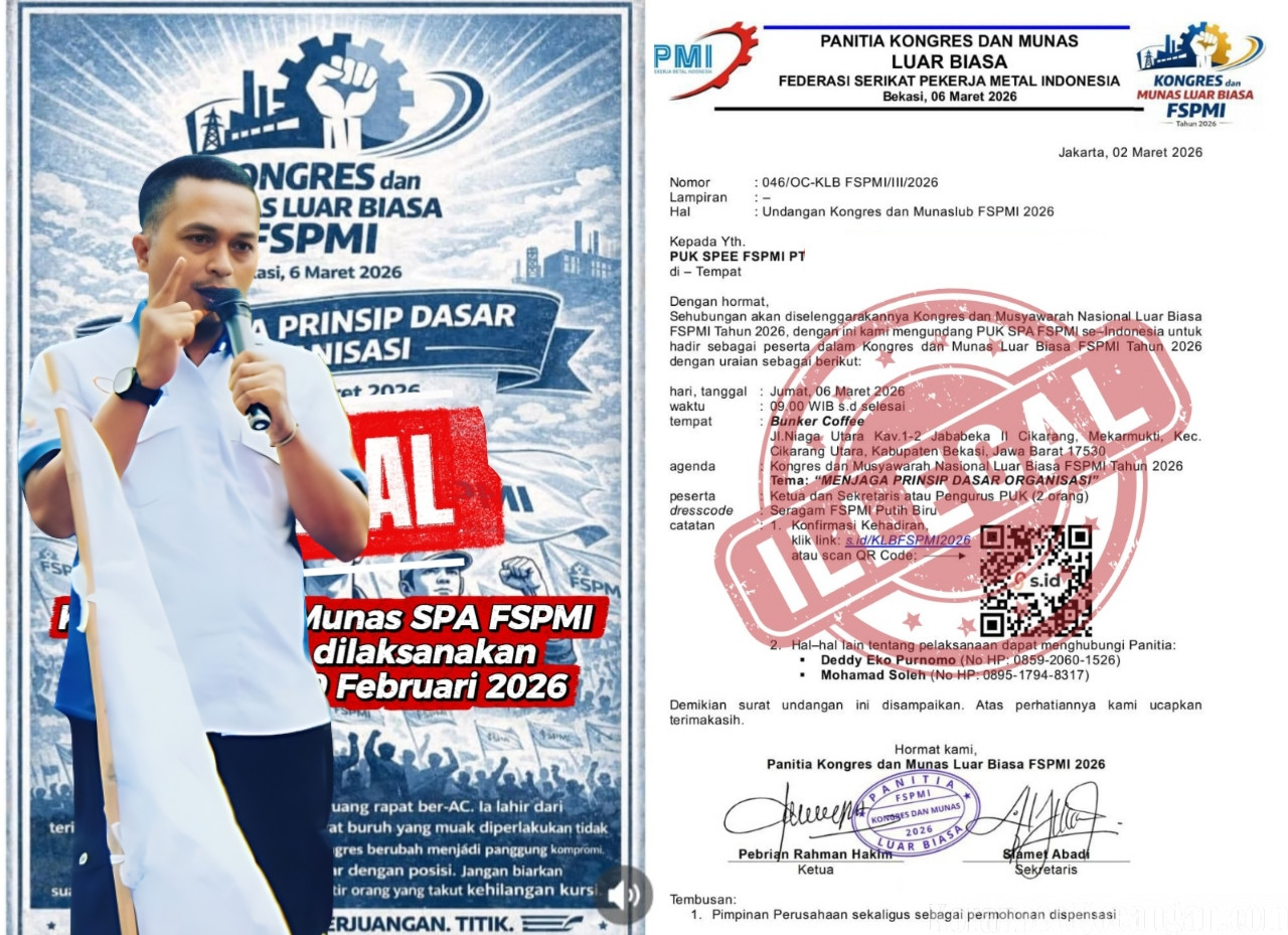 DPW FSPMI Riau Tegaskan Loyalitas pada DPP, Sebut Agenda Munaslub di Bekasi Inkonstitusional