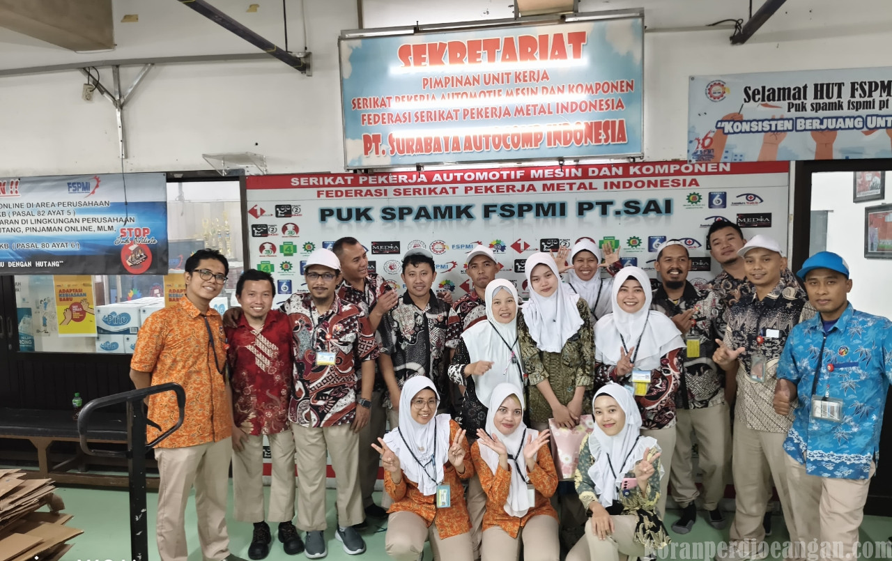 Bingkisan Hari Raya untuk Anggota Serikat FSPMI SAI