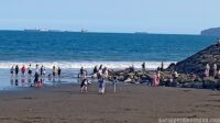 Libur Lebaran, Pantai Kemiren Jadi Destinasi Favorit Anggota FSPMI PT Sumi Indo Wiring Systems