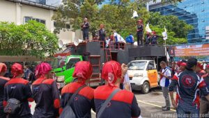 Aksi Buruh di Kemenaker, Ketum PP SPAMK FSPMI Soroti Impor Pickup