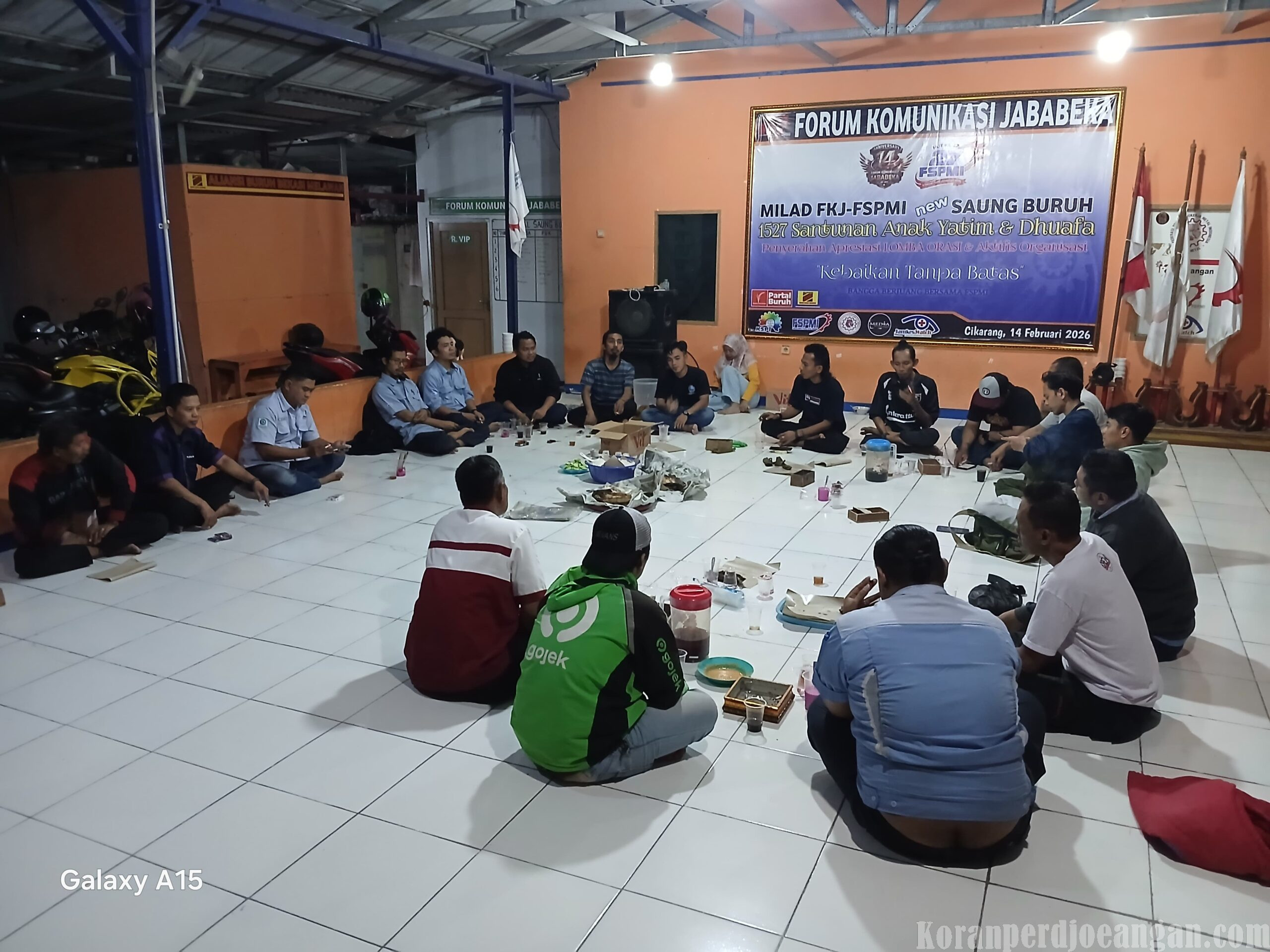 Pasca Agenda Milad 14 FKJ FSPMI, Panitia Adakan Rapat Evaluasi