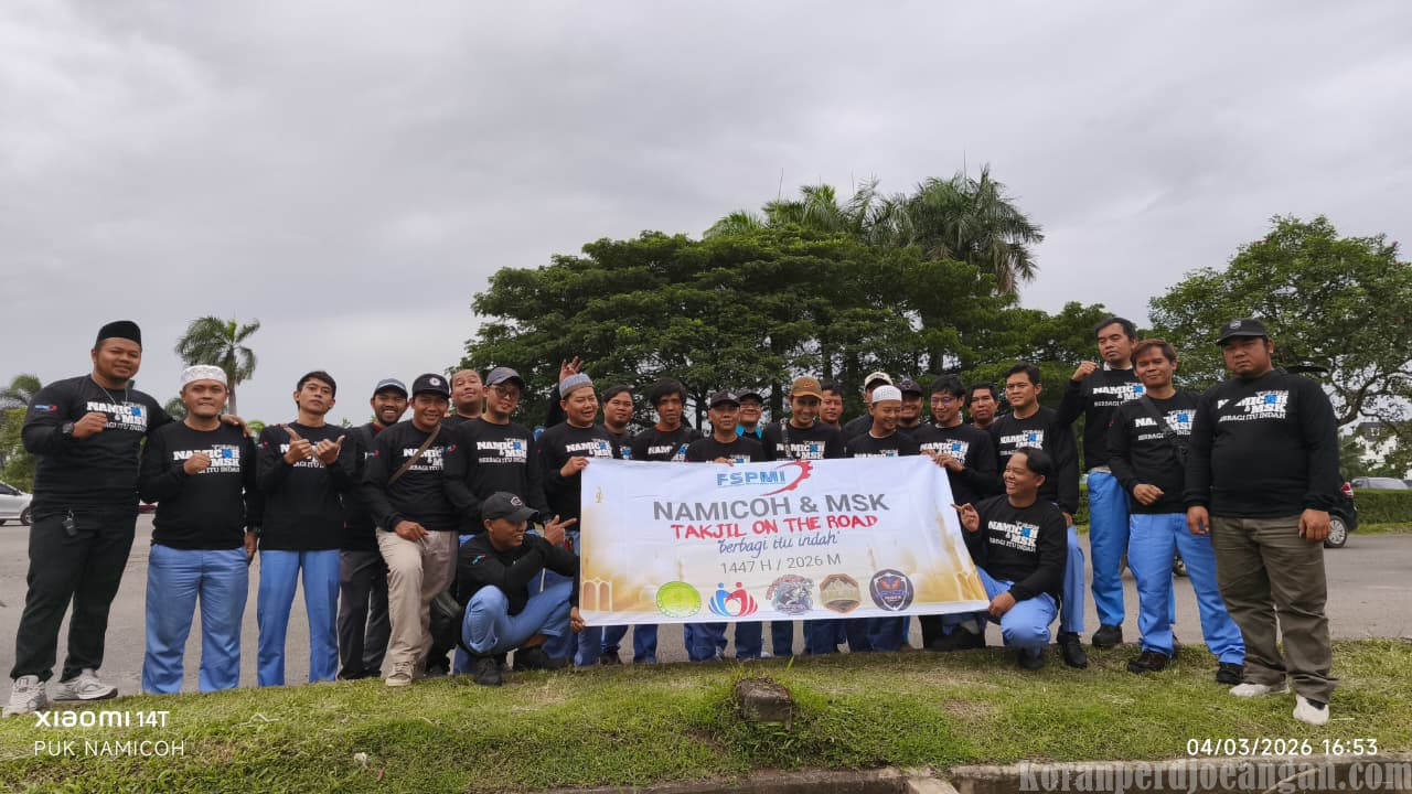 Empat Komunitas PT. Namicoh dan PT. MSK Kembali Bagikan Ta’jil Ramadan 1447 H