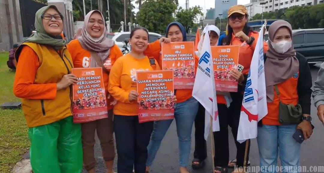 Perempuan SPDT FSPMI Tunjukkan Peran Strategis dalam Setiap Agenda Perjuangan Serikat