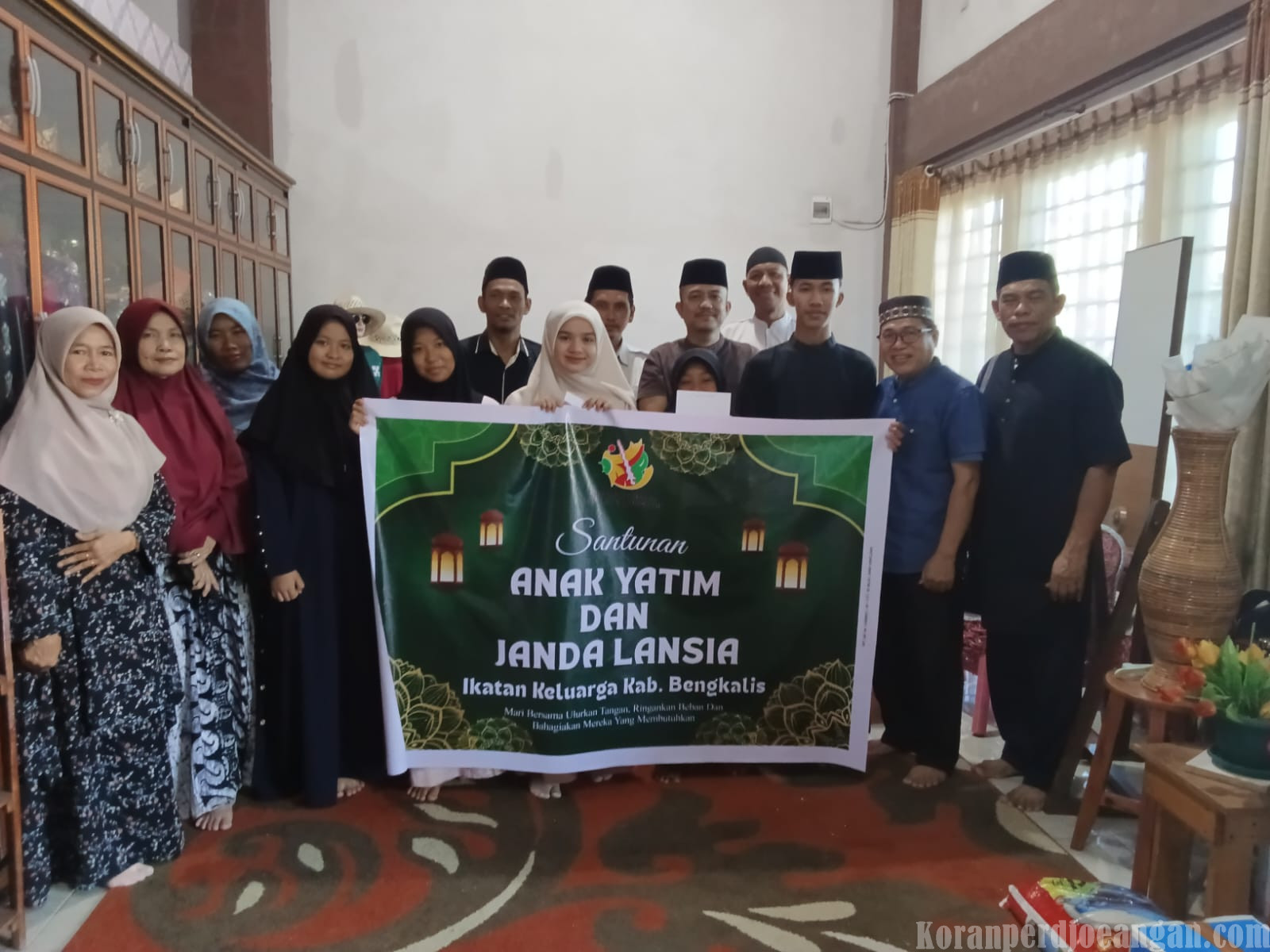 IKKB Pelalawan Gelar Santunan Anak Yatim dan Janda Lansia di Pangkalan Kerinci