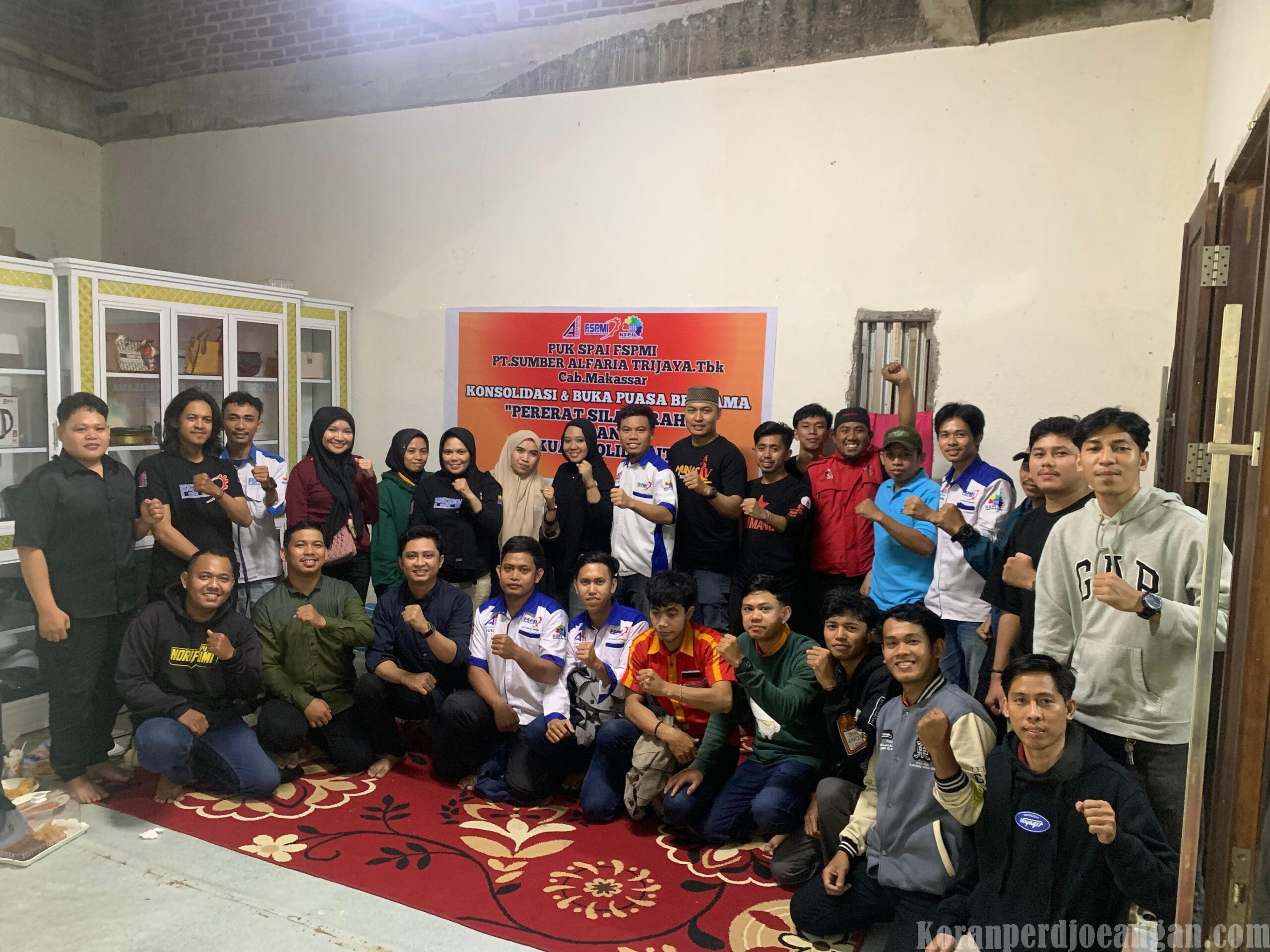 Safari Ramadan ke-11 SPAI FSPMI Makassar Raya, PUK Alfamart Jadi Tuan Rumah