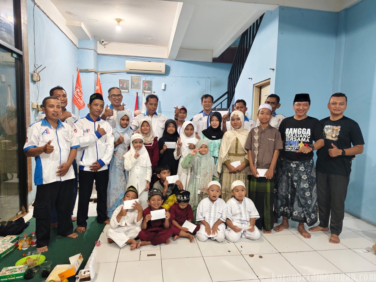 FSPMI Surabaya Gelar Buka Bersama dan Santunan Anak Yatim